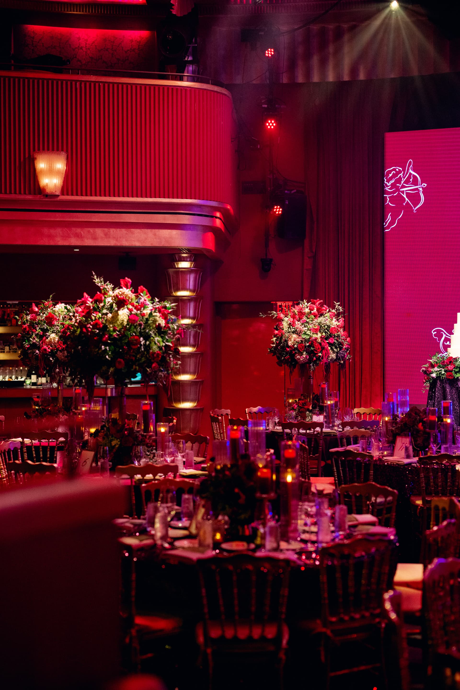 Reception tablescape
